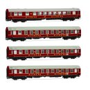 Hornby HR4379 4-tlg. Set Reisezugwagen „Tourex, DR,...