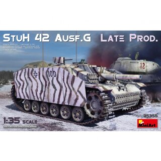 MiniArt 550035355 Maßstab: 1:35 Dt. StuH 42 Ausf. G Späte Prod.