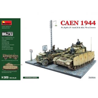 MiniArt 550036066 Maßstab: 1:35 Diorama-Big Set Caen 1944