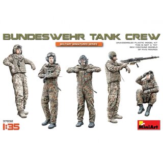 MiniArt 550037032 Maßstab: 1:35 Fig. BW Panzerbesatzung (5)