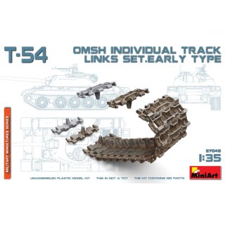 MiniArt 550037046 Maßstab: 1:35 T-54 OMSh Einzelkettenglieder Früh.