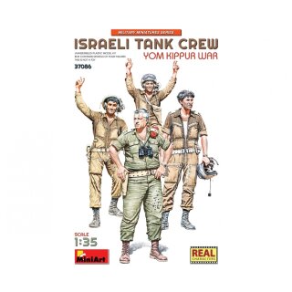 MiniArt 550037086 Maßstab: 1:35 Fig. Isr. Panzerbesatzung (4) Yom Kippur
