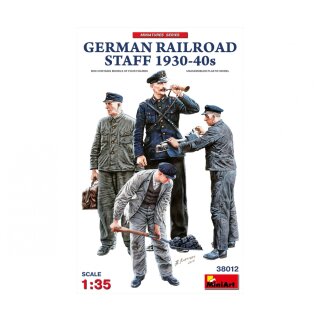 MiniArt 550038012 Maßstab: 1:35 Fig. Dt. Bahnarbeiter 1930-40s (4)