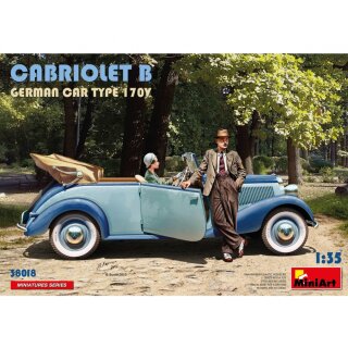 MiniArt 550038018 Maßstab: 1:35 Dt. PKW Typ MB 170V Cabriolet B