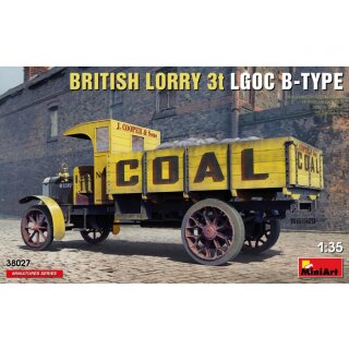 MiniArt 550038027 Maßstab: 1:35 Brit. 3 t LKW LGOC Typ B