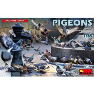 MiniArt 550038036 Maßstab: 1:35 Fig. Tauben (36)