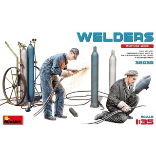 MiniArt 550038039 Maßstab: 1:35 Fig. Schweißer m. Zubehör (2)