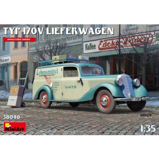 MiniArt 550038040 Maßstab: 1:35 Lieferwagen Typ MB 170V m. Zubehör