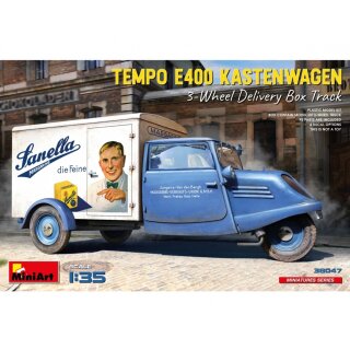MiniArt 550038047 Maßstab: 1:35 Tempo E400 Kastenwagen 3-Rad