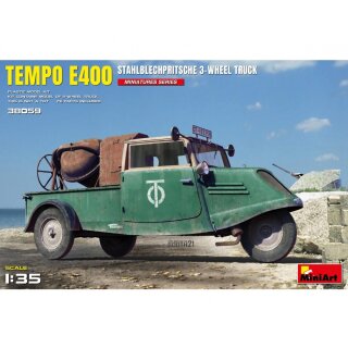 MiniArt 550038059 Maßstab: 1:35 Tempo E400 Stahlblechpritsche 3-Rad