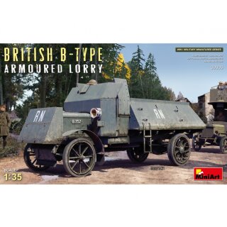 MiniArt 550039006 Maßstab: 1:35 Brit. WWI LKW B-Typ gepanzert