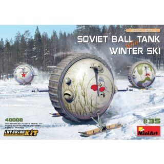 MiniArt 550040008 Maßstab: 1:35 Sov. Kugelpanzer m. Ski/Intereur