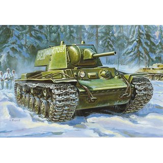 Zvezda 923624 1/35 sowjetischer WWII Panzer KV-1 mod. 1940