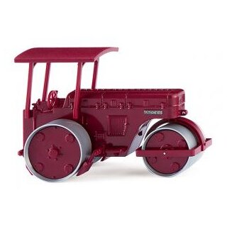 Wiking 089805 Ruthemeyer Straßenwalze, Purpurrot Maßstab 1:87