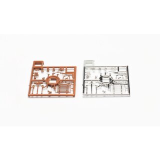 Herpa 051903-002 Zubehör Dachträger, chrom/braun  Maßstab 1:87