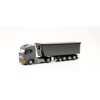 Herpa 316231 DAF XG Stöffelliner-Sattelzug, grau/gelb  Maßstab 1:87