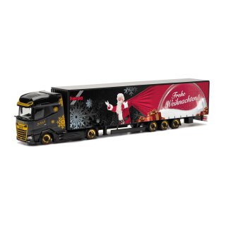 Herpa 316392 DAF XG+ 15 Meter Lowliner-Sattelzug, Herpa Weihnachtsmodell 2023  Maßstab 1:87