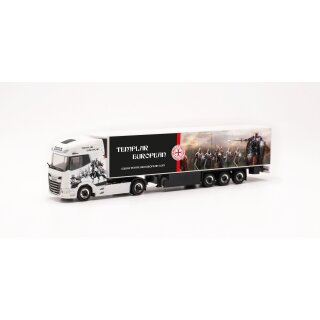 Herpa 316873 DAF XG+ Kühlkoffer-Sattelzug,Templar European (PL)  Maßstab 1:87