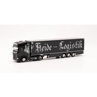 *Herpa 316897 Scania CS 20 HD Kühlkoffer-Sattelzug, Heide Logistik  Maßstab 1:87