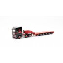 Herpa 316934 MAN TGX GX 6x2 Semitieflade-Sattelzug,...
