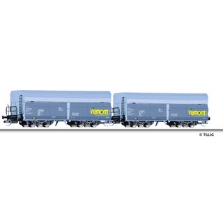 Tillig 01079 2er Set Selbstentladewagen Falls, viamont, Ep.VI  Spur TT