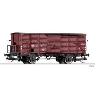 Tillig 17934 gedeckter Güterwagen m.Brst, SNCB, Ep.III  Spur TT