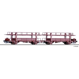 Tillig 18591 Autotransportwagen-Einheit Laaek 4357, DR, Ep.IV  Spur TT