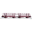 Tillig 18591 Autotransportwagen-Einheit Laaek 4357, DR,...