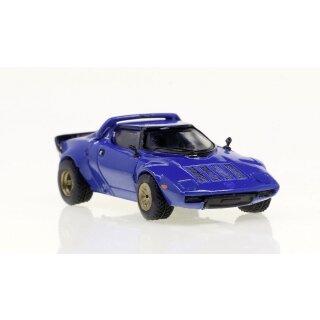 Brekina 29652 Lancia Stratos HF, blau, 1975 Maßstab: 1:87