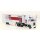 *Brekina 85740 Kenworth K 100 Aerodyne mit Anhänger, Datsun-Budweiser. 1980  Maßstab: 1:87