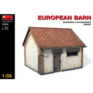 MiniArt 550035534 Maßstab: 1:35 Scheune Europäisch