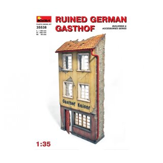 MiniArt 550035538 Maßstab: 1:35 Zerstörter Gasthof