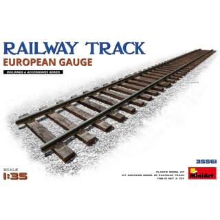 MiniArt 550035561 Maßstab: 1:35 Eisenbahnstrecke Europ. Spurweite