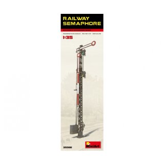 MiniArt 550035566 Maßstab: 1:35 Eisenbahn Semaphore/Eisenbahnsignal