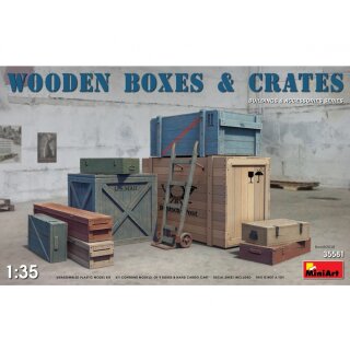 MiniArt 550035581 Maßstab: 1:35 Holzboxen und Kisten
