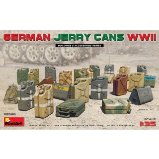 MiniArt 550035588 Maßstab: 1:35 WW2 Kanister-Set Deut. ( 24 )
