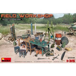 MiniArt 550035591 Maßstab: 1:35 WW2 Feldwerkstatt