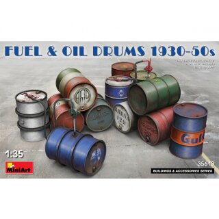 MiniArt 550035613 Maßstab: 1:35 Öl-/Kraftstofffässer 1930-50