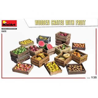 MiniArt 550035628 Maßstab: 1:35 Holzkisten mit Obst (16)