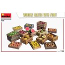 MiniArt 550035628 Maßstab: 1:35 Holzkisten mit Obst...