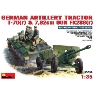 MiniArt 550035039 Maßstab: 1:35 Dt. Schlepper T-70 m. FK288(r) (4)