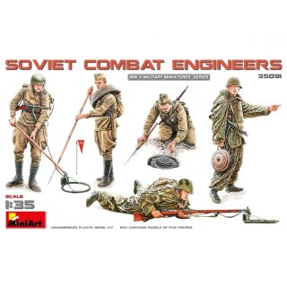 MiniArt 550035091 Maßstab: 1:35 Fig. Sov. Pioniere (5) WW II