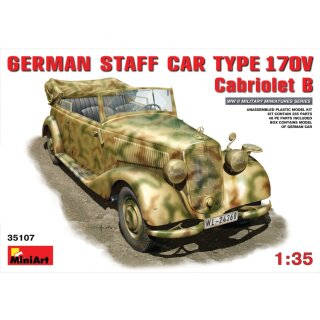 MiniArt 550035107 Maßstab: 1:35 Dt. Stabsfahrzeug Typ 170V Cabriolet B