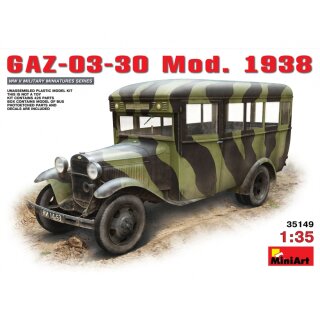 MiniArt 550035149 Maßstab: 1:35 GAZ-03-30 Mod. 1938 Bus
