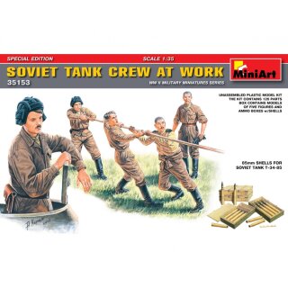 MiniArt 550035153 Maßstab: 1:35 Fig. Sov. Panzerbesatzung (5) SE