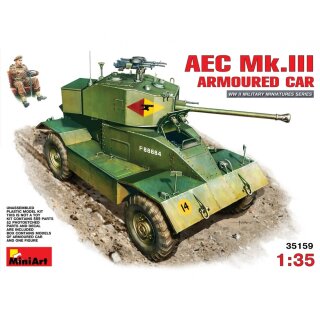 MiniArt 550035159 Maßstab: 1:35 Brit. Spähpanzer AEC Mk.III