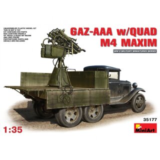 MiniArt 550035177 Maßstab: 1:35 GAZ-AAA m. Vierling M4 Maxim (1)