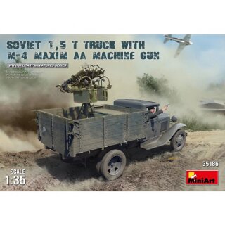 MiniArt 550035186 Maßstab: 1:35 Sov. 1,5 t LKW Vierling M-4 Maxim (2)
