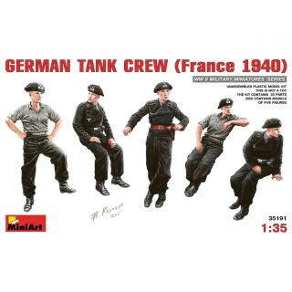 MiniArt 550035191 Maßstab: 1:35 Fig. Dt. Panzerbesatzung, France 1940 (5)