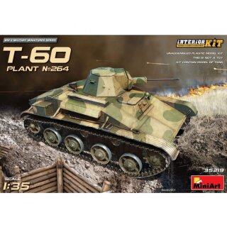 MiniArt 550035219 Maßstab: 1:35 T-60 Plant No.264 Stalin. Interieur